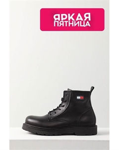 Ботинки кожаные со шнуровкой Tommy hilfiger