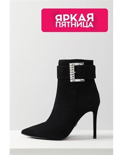 Замшевые ботильоны на каблуке с пряжкой Giselle Bootie Michael michael kors
