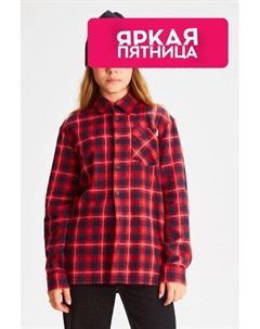 Хлопковая рубашка в клетку Смена