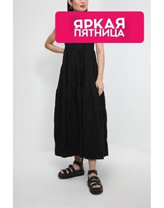 Приталенный хлопковый сарафан Belucci