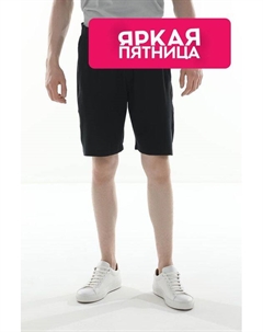 Шорты на эластичном поясе с логотипом Guess