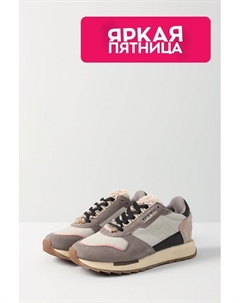 Кроссовки комбинированные с логотипом бренда Napapijri