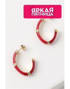 Серьги с кристаллами Guess