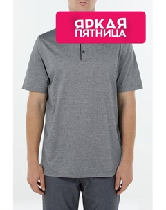 Поло хлопковое с контрастными деталями Bugatti