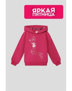 Хлопковое худи с принтом S.oliver