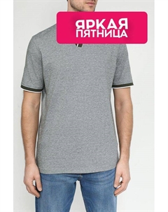 Поло хлопковое с контрастными деталями Bugatti