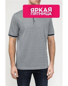 Поло хлопковое с контрастными деталями Bugatti