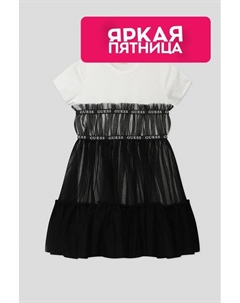 Платье комбинированное с юбкой из тюля Guess