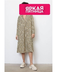 Платье с цветочным принтом Marc o'polo