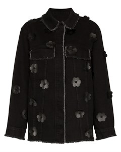 Джинсовая куртка с цветочной аппликацией Paskal