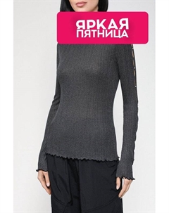 Пуловер с О-вырезом с разрезами на рукавах Guess