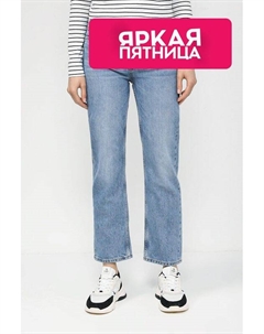 Джинсы с эффектом потертости укороченные Marc o'polo