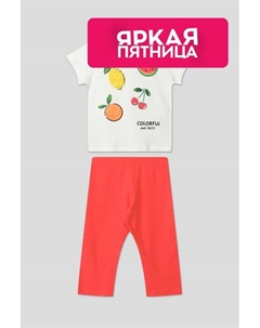 Комплект из футболки и легинсов из хлопка Ovs