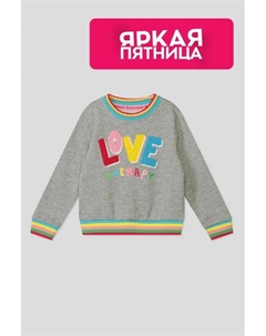 Хлопковый свитшот с контрастными деталями Ovs