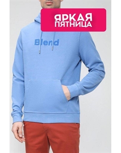 Хлопковое худи с логотипом бренда Blend