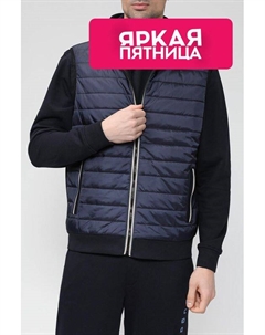 Стеганый жилет с воротником-стойкой Bugatti