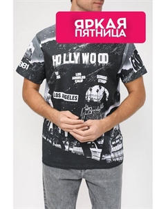 Хлопковая футболка с принтом Guess