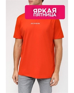 Хлопковая футболка с логотипом бренда Paul & shark