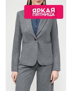 Пиджак из джерси в тонкую полоску More&more