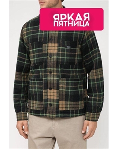 Рубашка в клетку с накладными карманами Blend