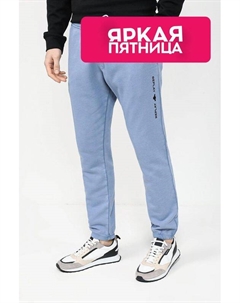 Джоггеры хлопковые с поясом на кулиске Replay