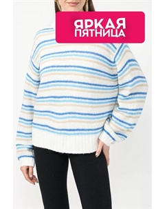 Джемпер из смесовой шерсти в полоску Comma,