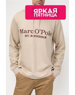 Хлопковое худи с логотипом бренда Marc o'polo