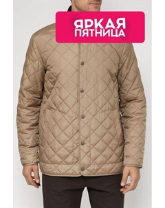 Стеганная куртка с высоким воротником Geox