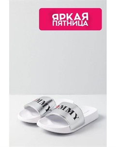 Шлепанцы с логотипом бренда Tommy hilfiger