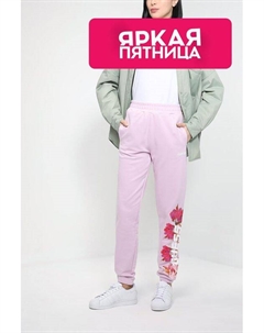 Хлопковые джоггеры с принтом Guess