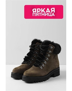 Ботинки с меховой отделкой Guess