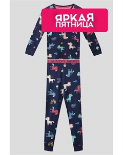 Хлопковая пижама с принтом Minoti