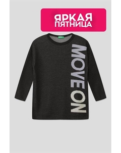 Вязаный пуловер из хлопка Benetton