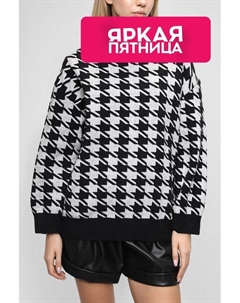 Пуловер с принтом гусиная лапка Perspective