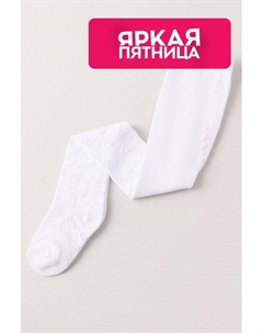 Ажурные колготки с узором сердечки Estyle