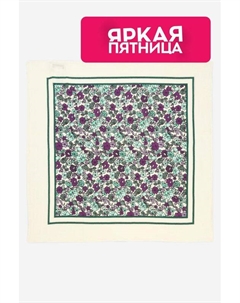 Хлопковый платок с цветочным принтом Marc o'polo