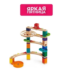 Деревянный конструктор Лабиринт Кульминация с шариком и переходами Hape