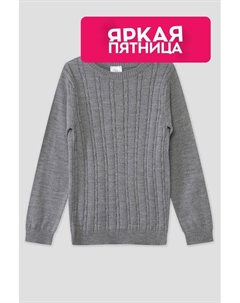 Шерстяной джемпер фактурной вязки Wool & cotton