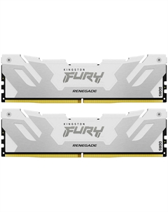 Оперативная память Kingston DDR5 32GB (2x16GB) 8000MHz FURY Renegade White XMP (KF580C38RWK2-32)