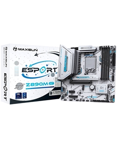 Материнская плата Maxsun MS-eSport Z890M WIFI ICE (LGA1851, mATX)