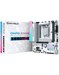 Материнская плата Maxsun MS-Challenger Z890M WIFI ICE (LGA1851, mATX)