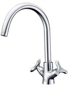 Смеситель для кухонной мойки Kaiser Trio, Хромированный (57033)