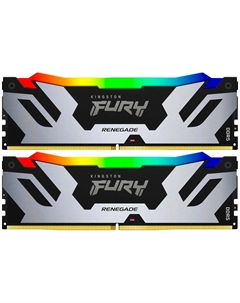 Оперативная память Kingston DDR5 32GB (2x16GB) 8000MHz FURY Renegade Silver/Black RGB (KF580C38RSAK2-32)