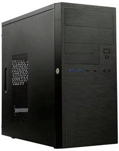 Компьютерный корпус Powerman ES555 Black PM-500ATX-F (6184134)