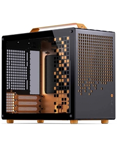 Компьютерный корпус Jonsbo Jonsplus Z20 Orange/Black