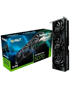 Видеокарта Palit GeForce RTX 5070 INFINITY 3 12GB (NE75070019K9-GB2050S)