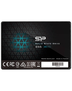 SSD накопитель Silicon Power 2.5 Slim S55 480 Гб SATA III (SP480GBSS3S55S25) Silicon power