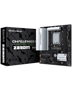 Материнская плата Maxsun MS-Challenger Z890M WIFI (LGA1851, mATX)