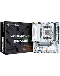 Материнская плата Maxsun MS-Challenger B650M WIFI ICE (AM5, mATX)