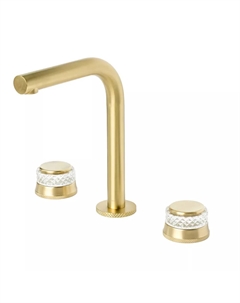 Смеситель для раковины Aura 152-MG-A золото матовое Boheme